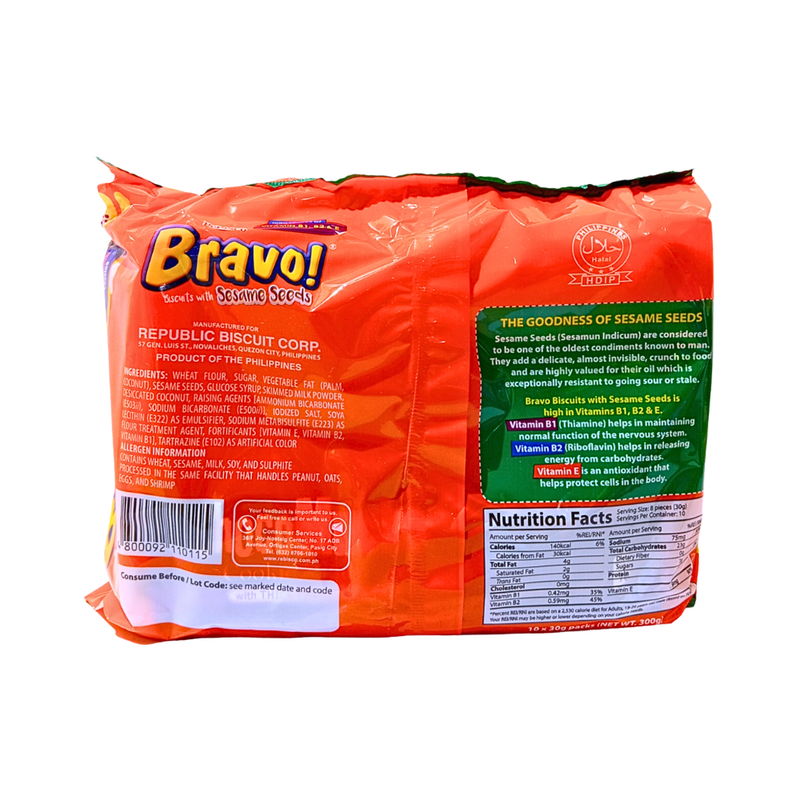 Rebisco Bravo Biscuits 10's