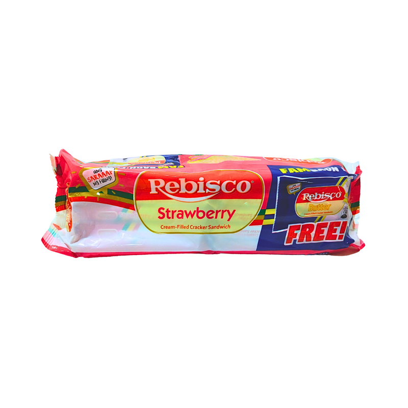 Rebisco Cracker Sandwich Strawberry 10's