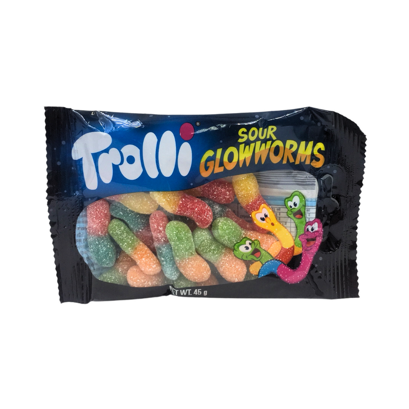 Trolli Gummy Candy Sour Glow Worm 45g