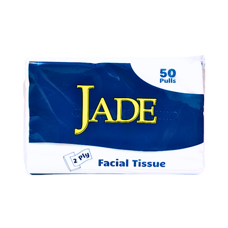 Jade Facial Tissue Travel Pack 2Ply 50 Pulls