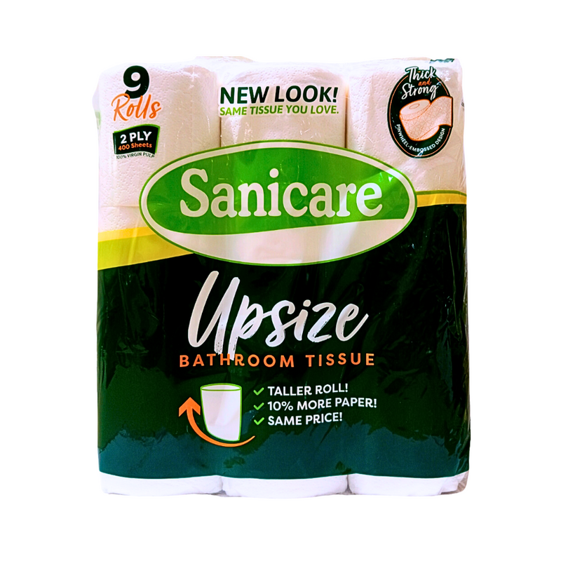 Sanicare Bathroom Tissue 2Ply 9's