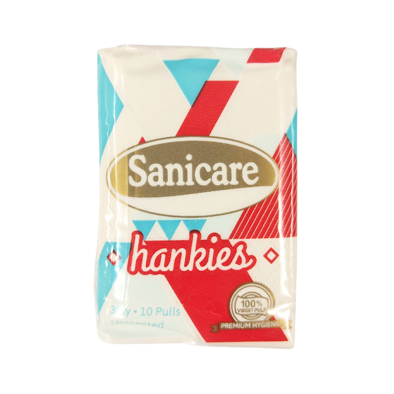 Sanicare Hankies 3Ply Unscented 1's