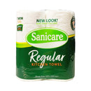 Sanicare Kitchen Towel 2Ply 70 Pulls Regular Twin Pack