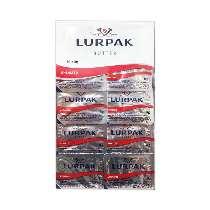 Lurpak Unsalted Butter in Cup 8g x 10's