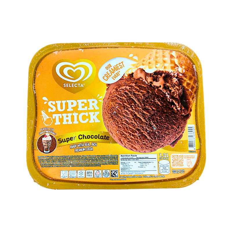 Selecta Classic Ice Cream Super Chocolate 1.3L