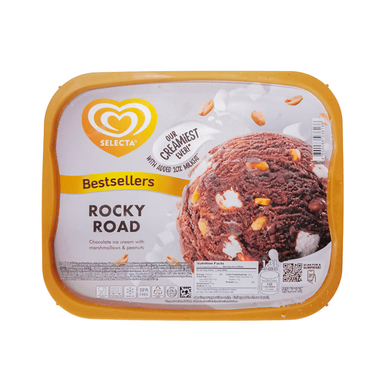 Selecta Supreme Ice Cream Rocky Road 1.3L