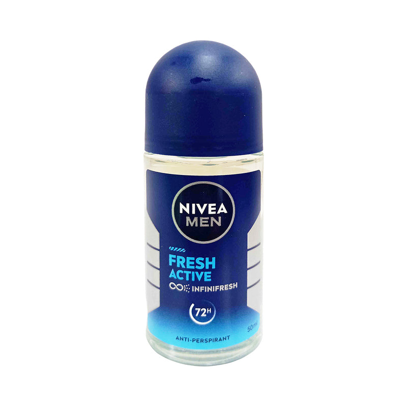 Nivea For Men Deodorant Roll On Fresh Active 50ml