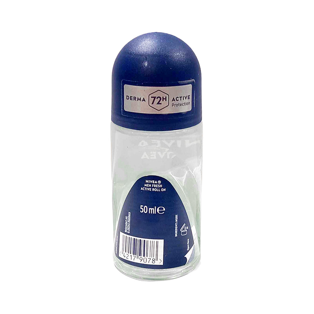 Nivea Roll On Fresh Active 50ml Nivea For Men Deodorant Roll On
