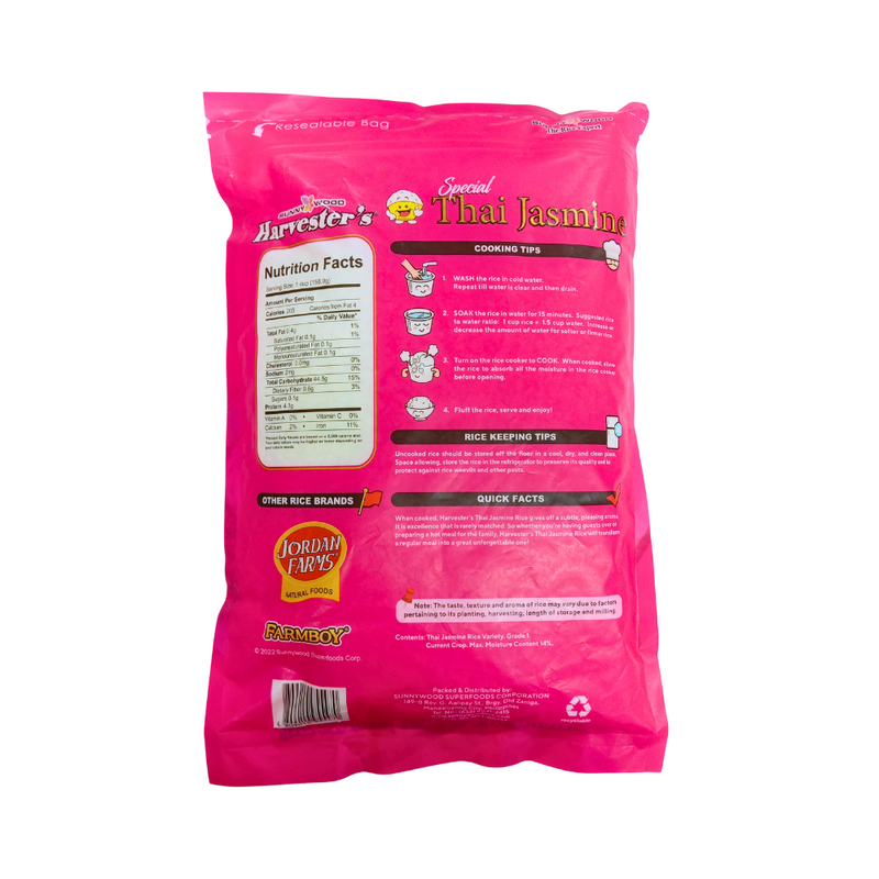 Harvester's Thai Jasmine Rice 2kg