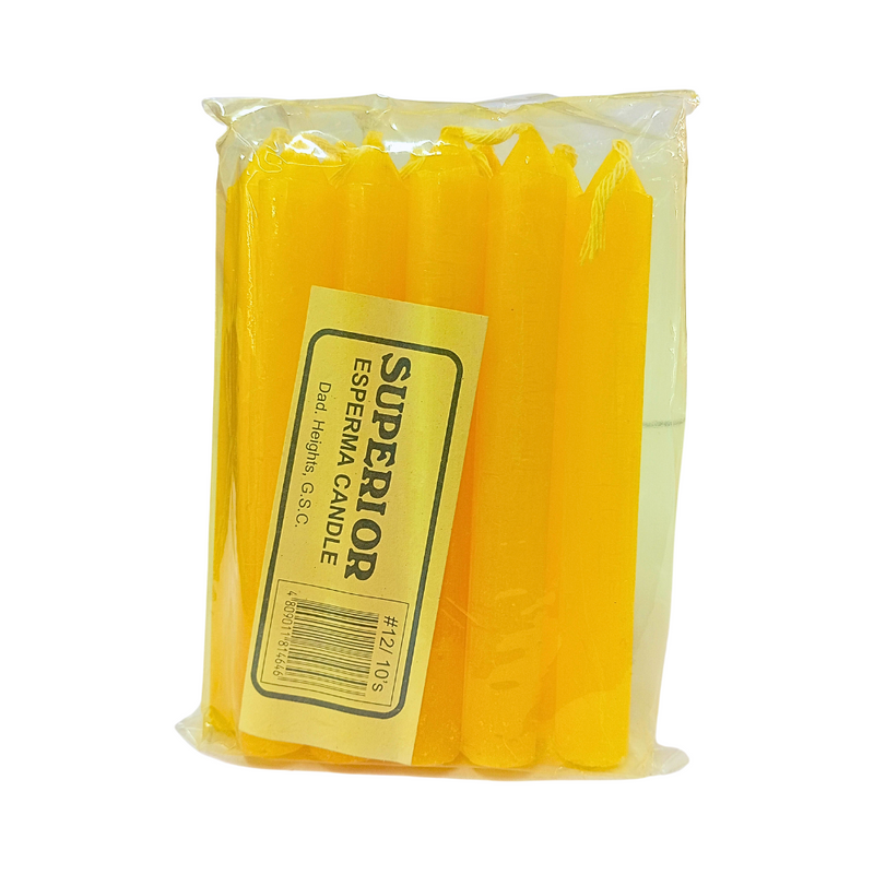 Superior Esperma Candle Yellow