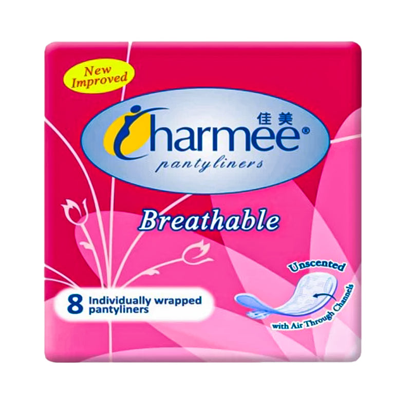Charmee Breathable Pantyliners Regular 8's