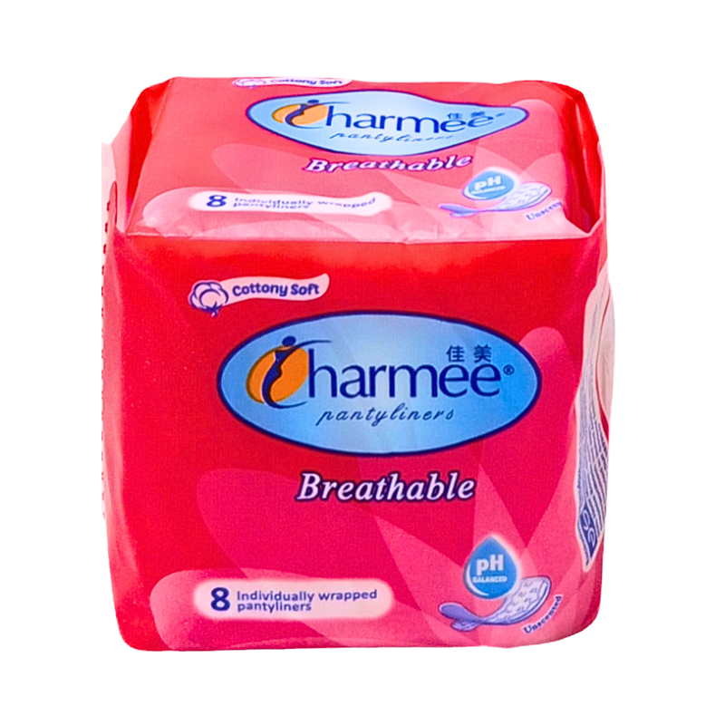 Charmee Breathable Pantyliners Regular 8's