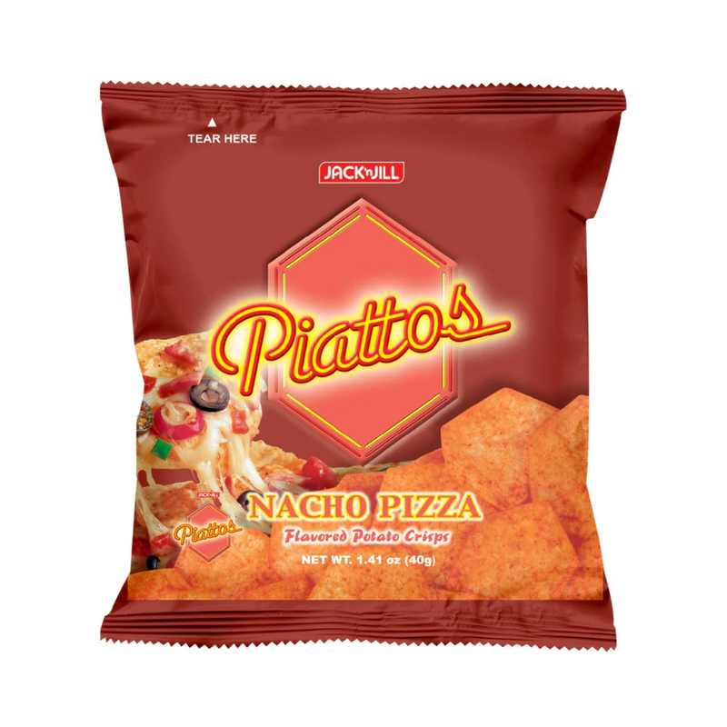 Jack 'n Jill Piattos Potato Crisps Nacho Pizza 40g