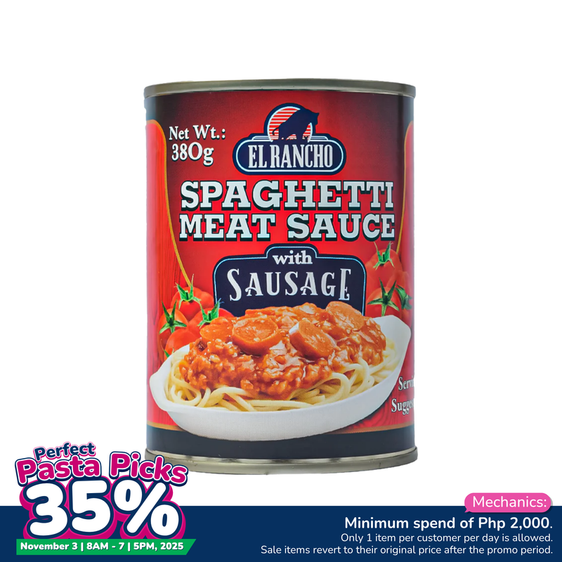 El Rancho Spaghetti Meat Sauce With Sausage 380g