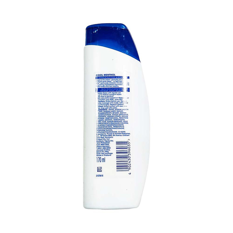 Head & Shoulders Anti-Dandruff Shampoo Cool Menthol 170ml