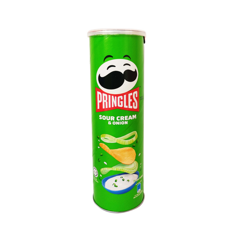 Pringles Potato Crisps Sour Cream And Onion 134g