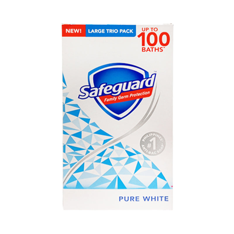 Safeguard Bar Soap Pure White Tripid Pack 115g x 3's