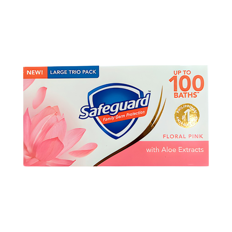 Safeguard Soap Floral Pink 3pid Pack 125g x 3's