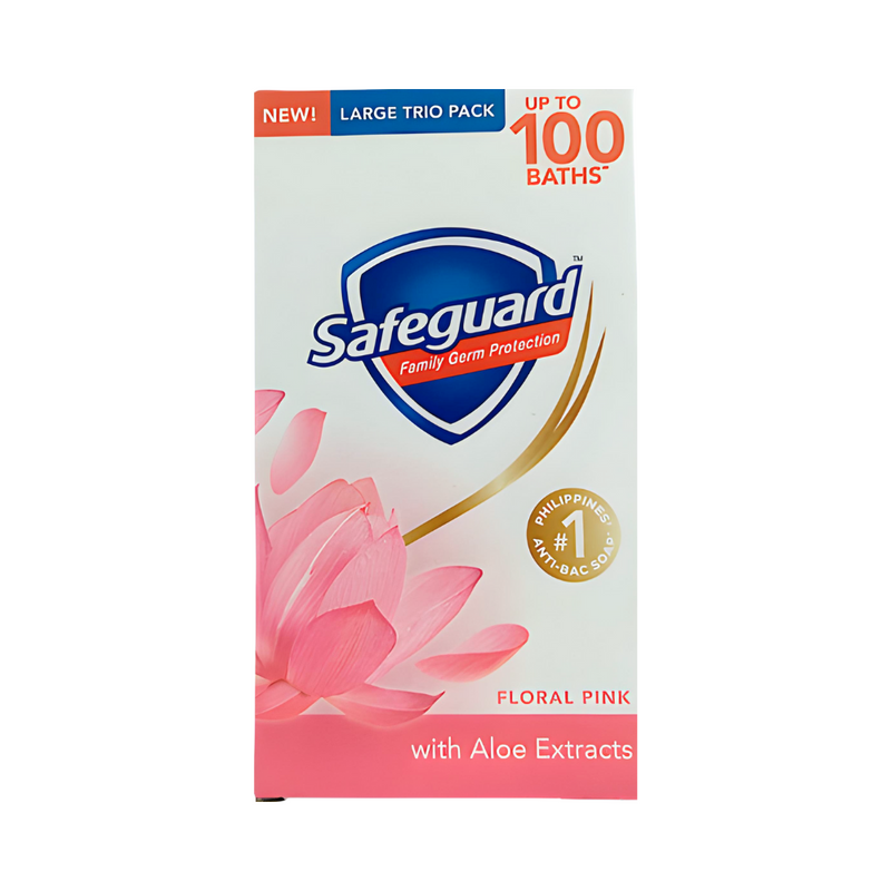 Safeguard Soap Floral Pink 3pid Pack 125g X 3s