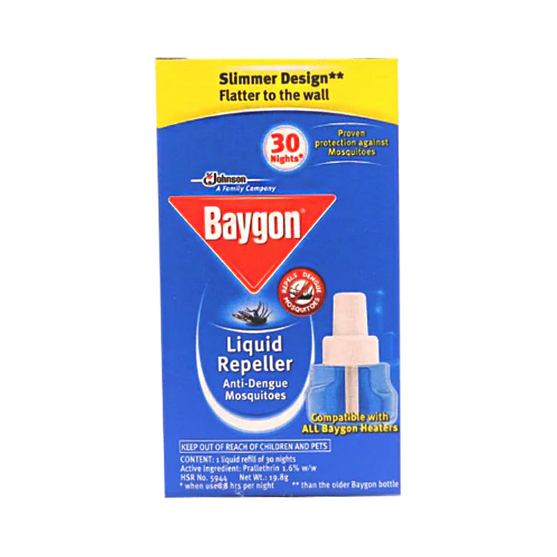 Baygon Liquid Repeller Anti-Dengue Mosquitoes Refill 19.8g
