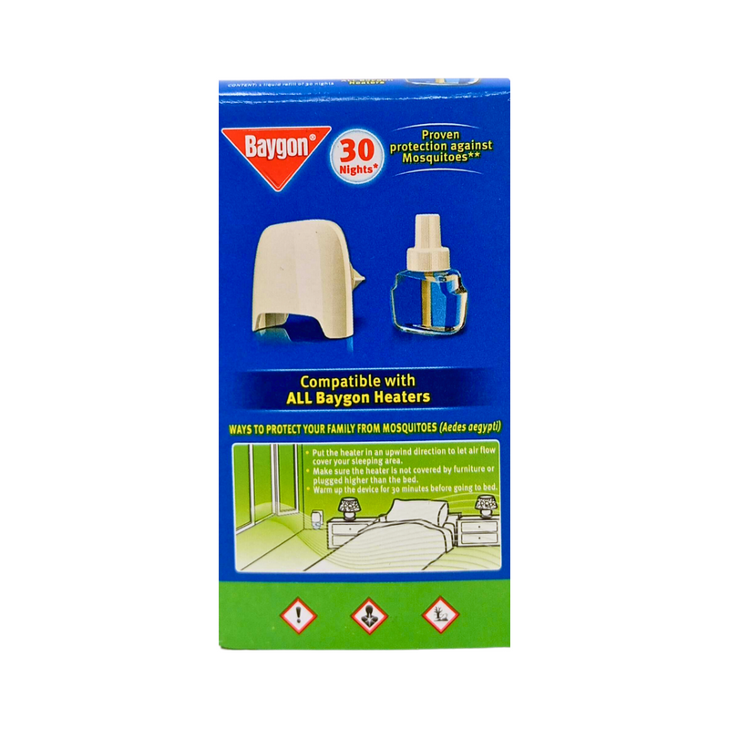 Baygon Liquid Repeller Anti-Dengue Mosquitoes Refill 19.8g