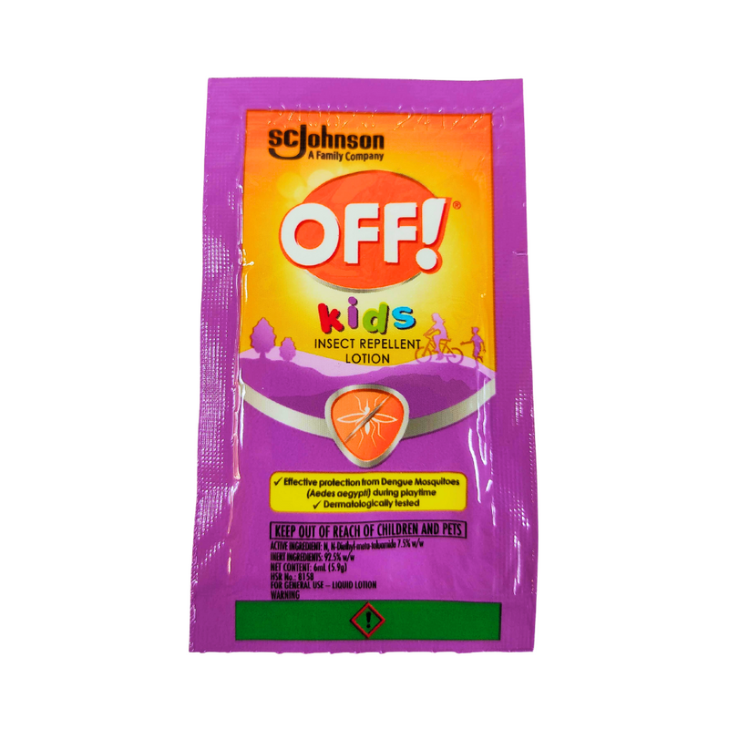 Off For Kid Insec Off Kids Insect Repellent Lotion 6ml