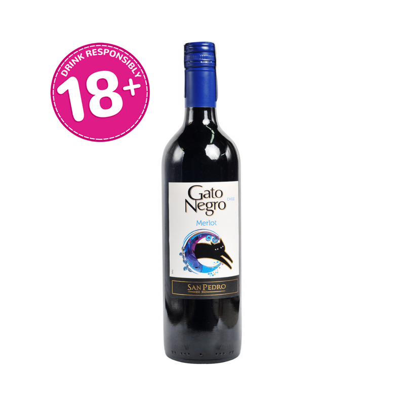 Gato Negro Wine Merlot 750ml