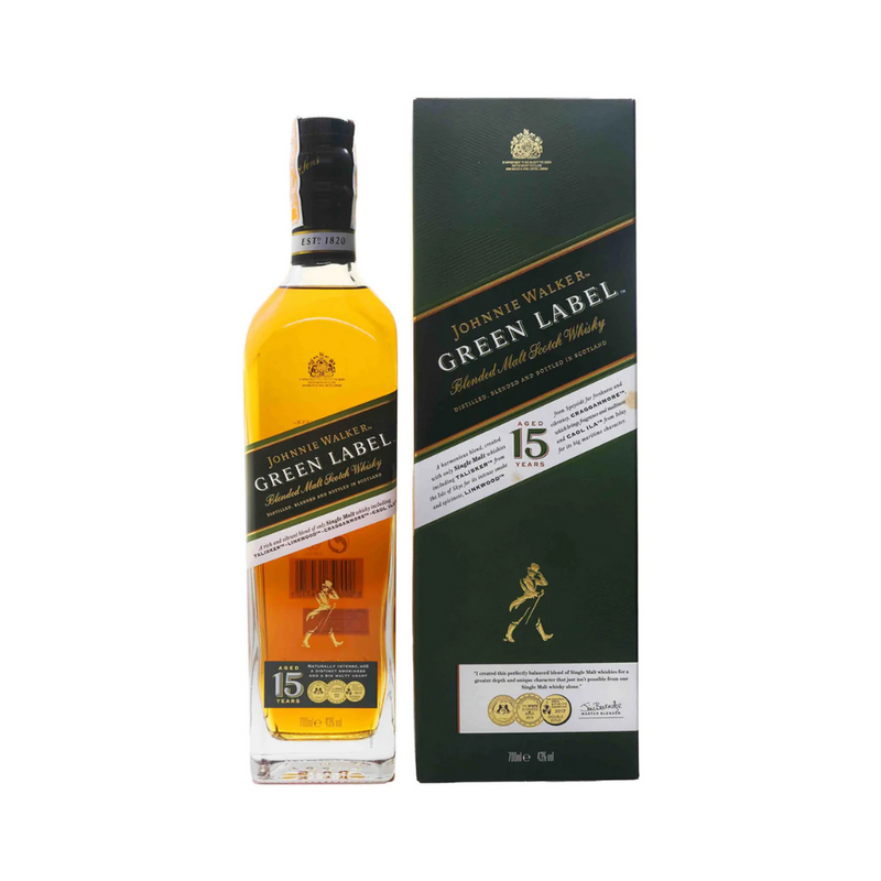 Johnnie Walker Green Label 15 Years Old Whisky 700ml