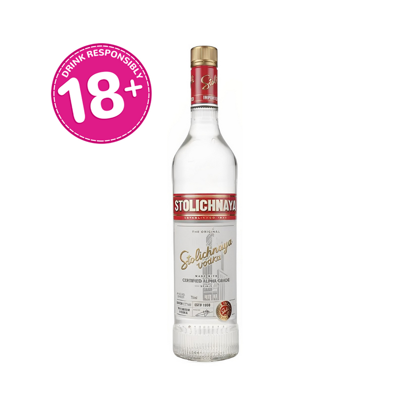 Stolichnaya Vodka 750ml