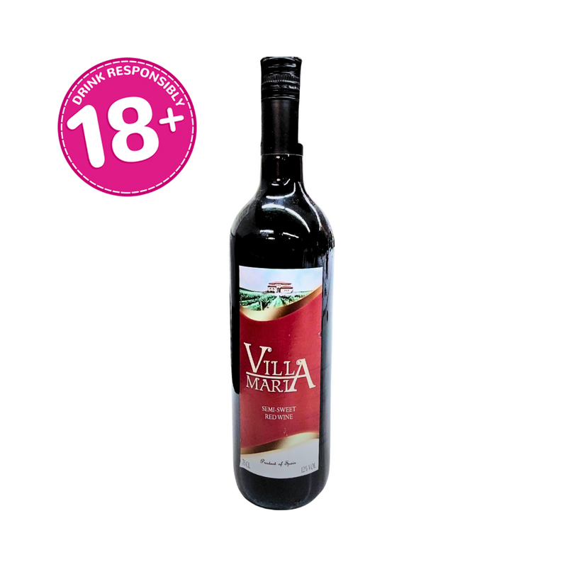 Villa Maria Semi Sweet Red Wine 750ml