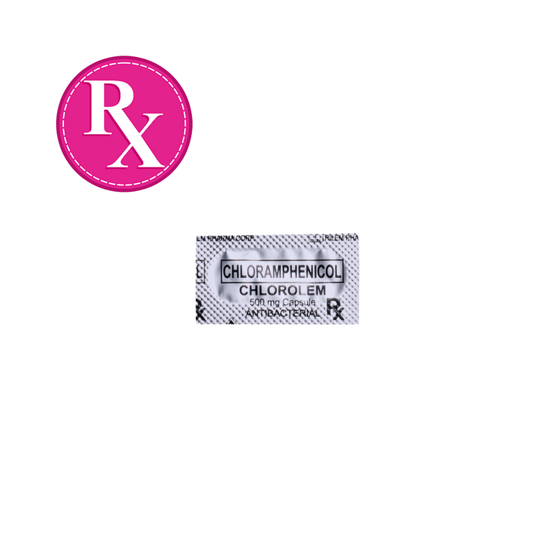 Chlorolem Chloramphenicol Capsule 500mg 1's