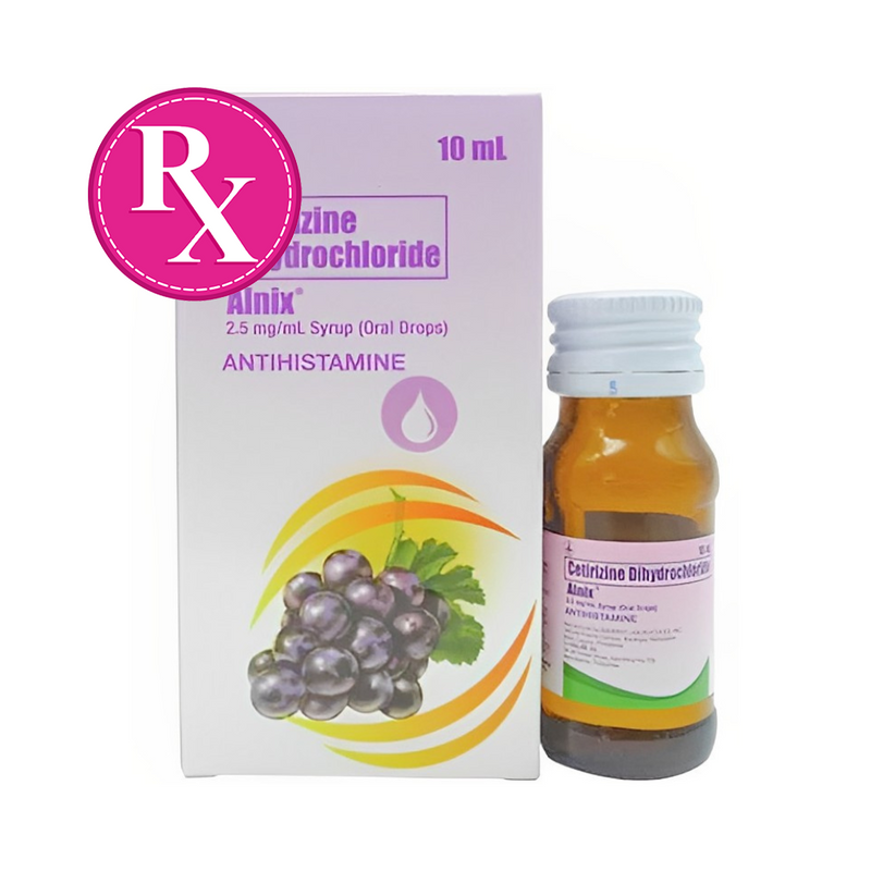 Alnix Cetirizine 2.5mg/ml Oral Drops 10ml