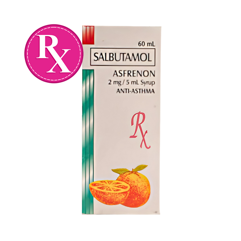 Asfrenon Salbutamol 2mg/5ml Syrup 60ml