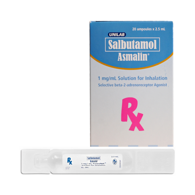 Asmalin Salbutamol 1mg/ml Pulmoneb 2.5ml