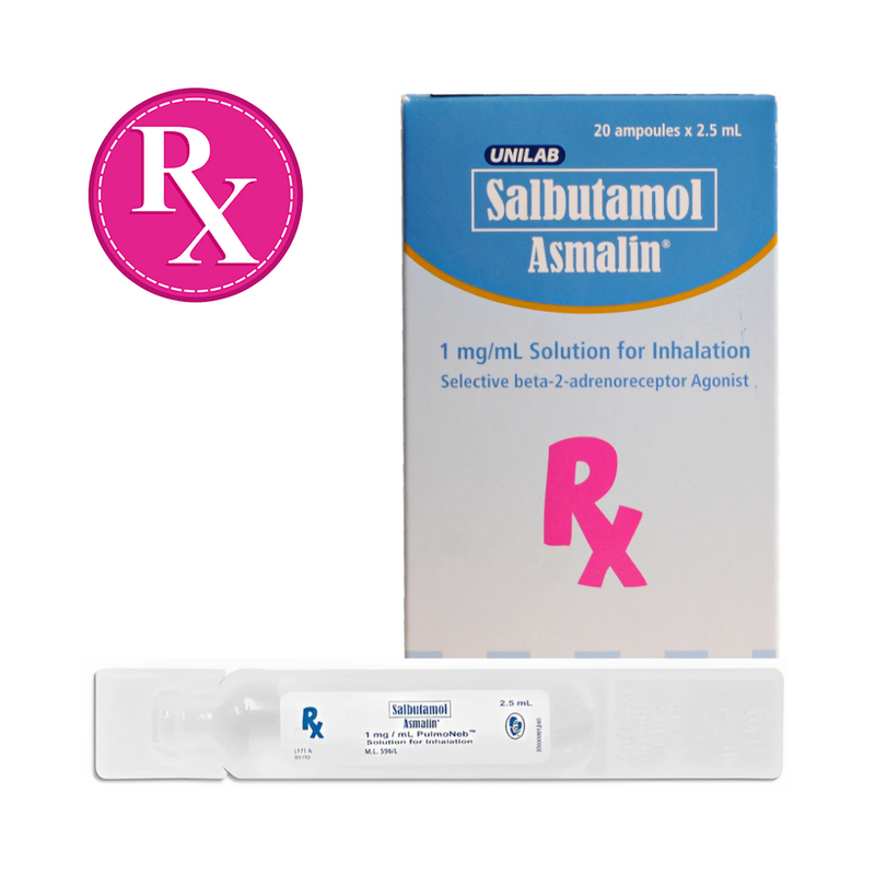 Asmalin Salbutamol 1mg/ml Pulmoneb 2.5ml