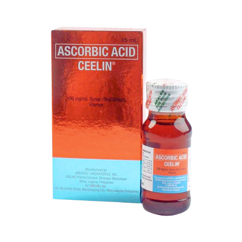 Ceelin Ascorbic Acid 100mg/ml Drops 15ml