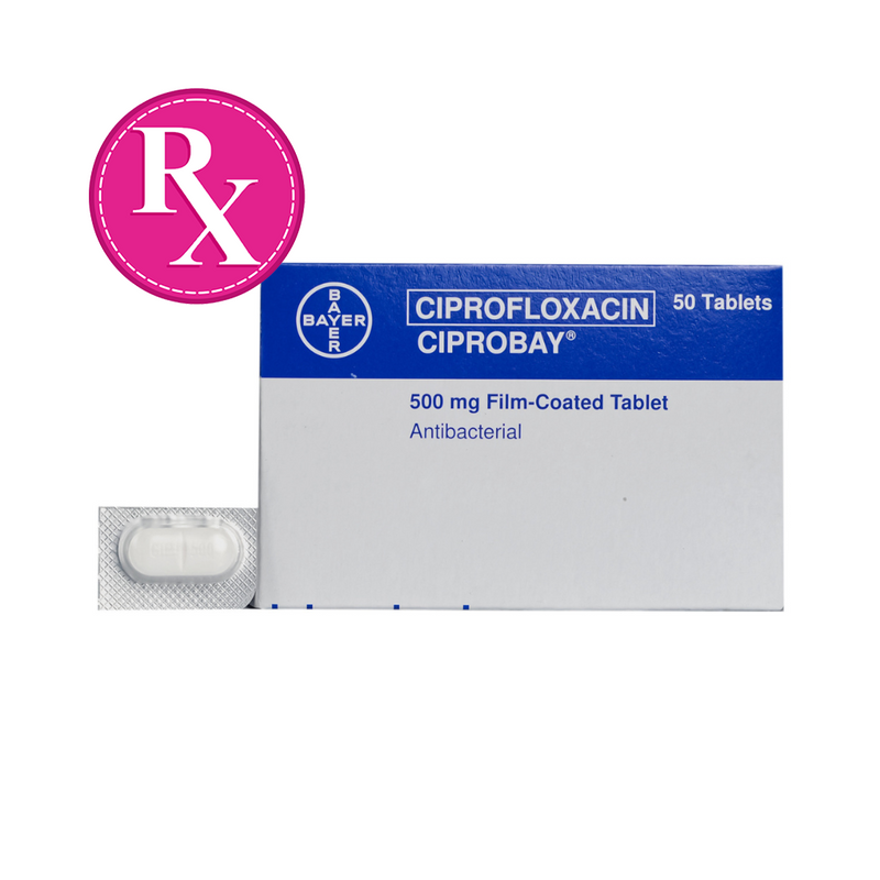 Ciprobay Ciprofloxacin 500mg Tablet By 1's