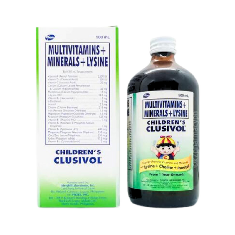 Clusivol Multivitamins Syrup 500ml