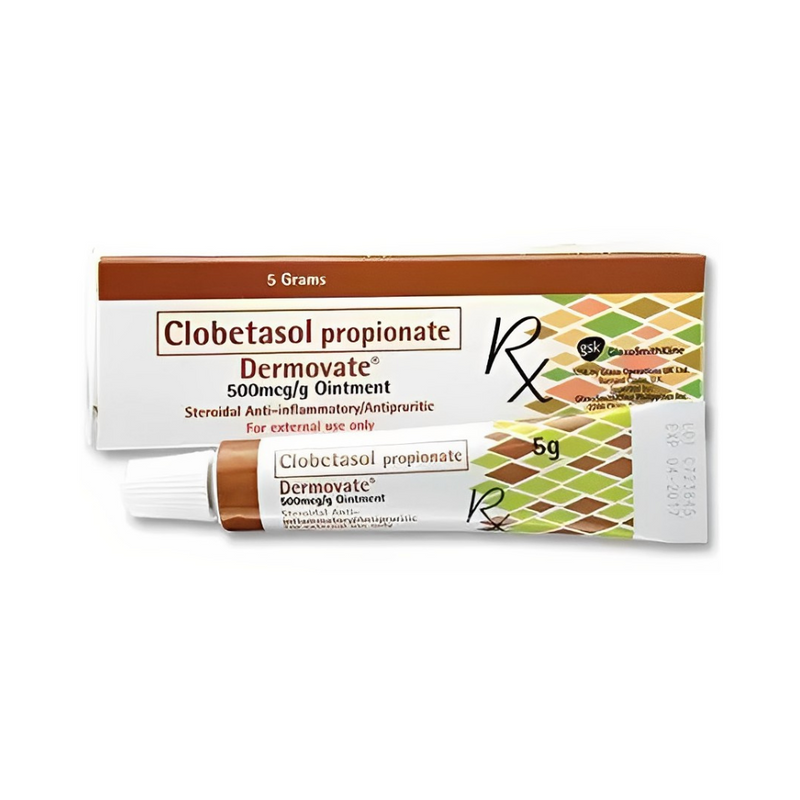 Dermovate Clobetasol Propionate 500mcg/g Ointment 5g