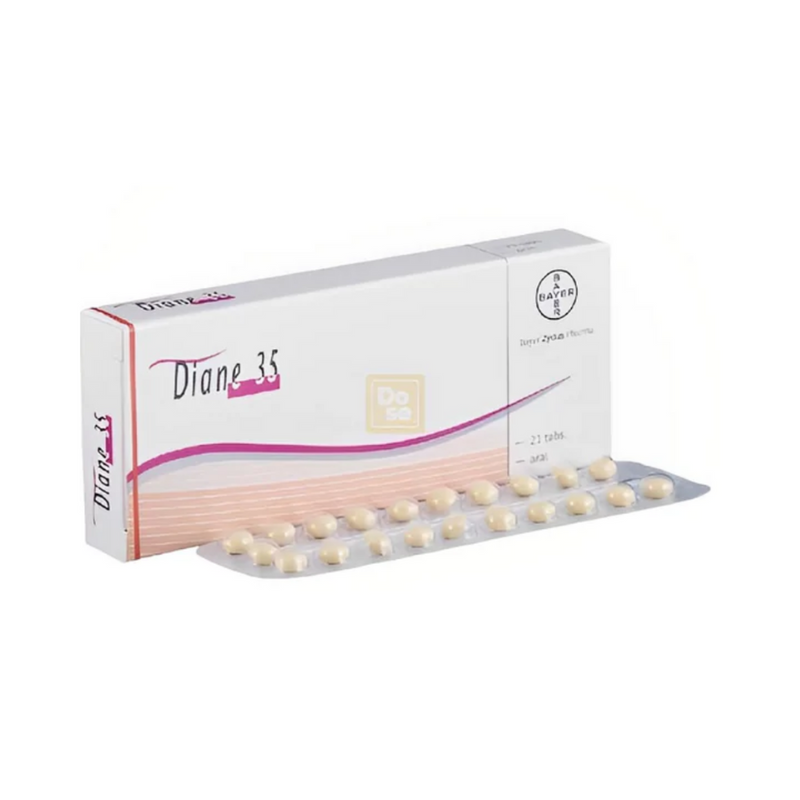 Diane 35 2mg/35mcg Pills Tablet By 21's