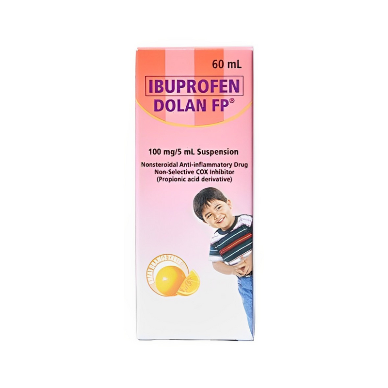 Dolan FP Ibuprofen 100mg/5ml Suspension 60ml