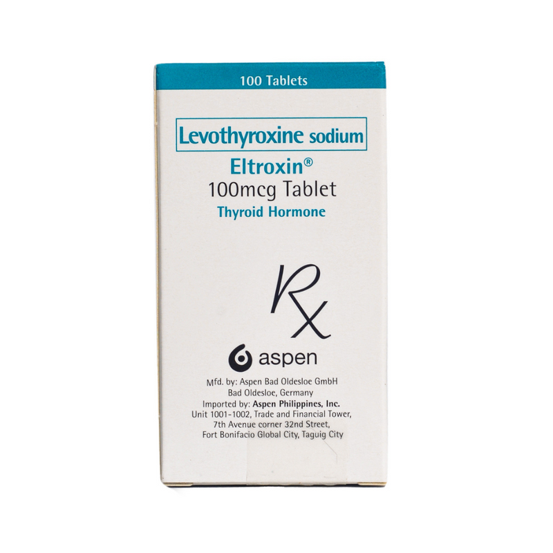 Eltroxin Levothyroxine Sodium 100mcg Tablet By 1's
