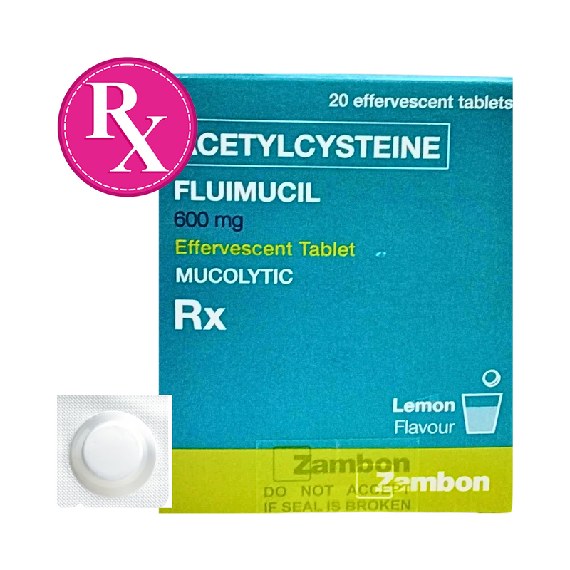 Fluimucil Acetylcysteine 600mg Tablet 1's