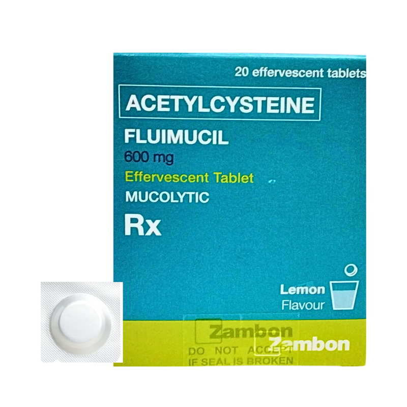 Fluimucil Acetylcysteine 600mg Tablet 1's