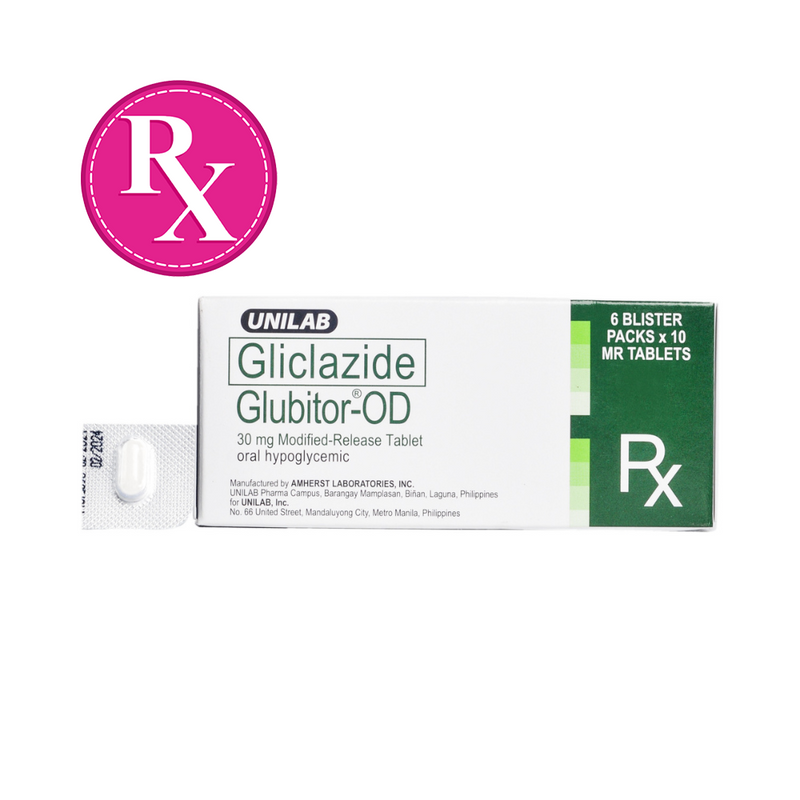 Glubitor Od Gliclazide 30mg Tablet By 1's