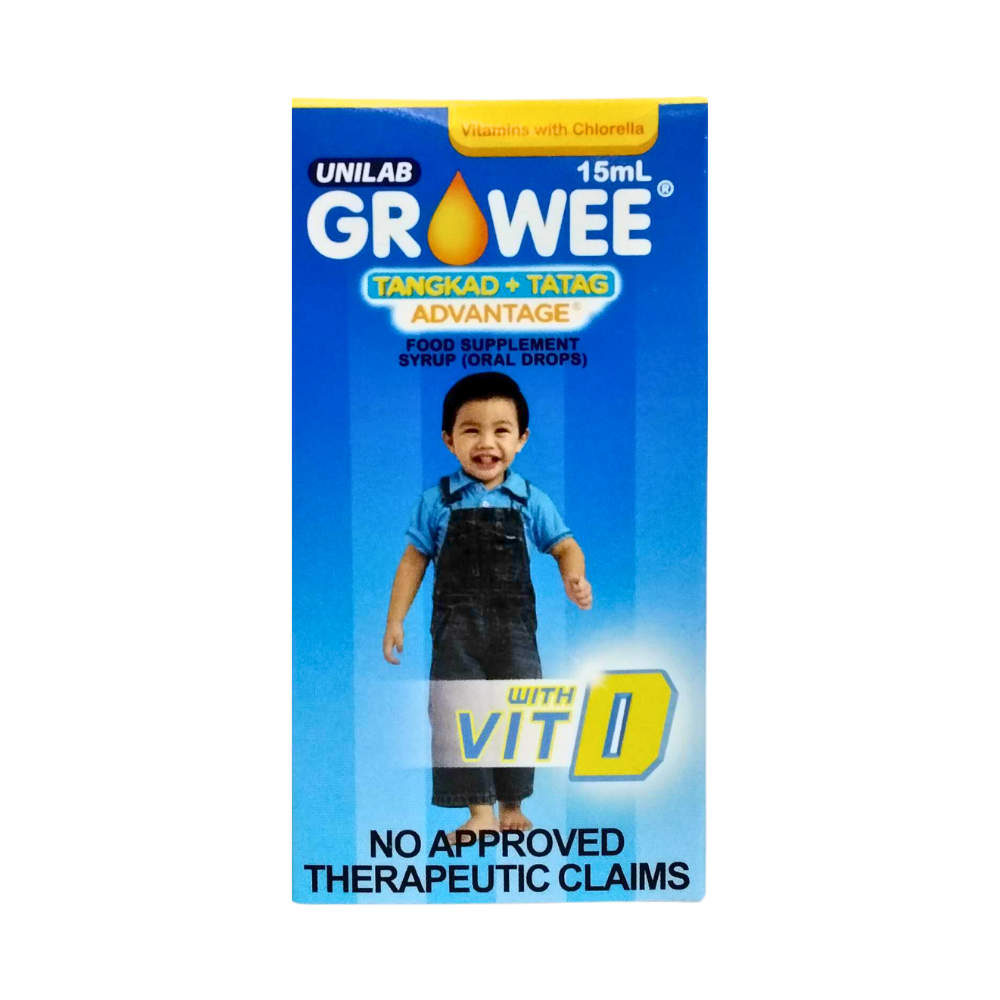 Growee Vitamins with Chlorella Drops 15ml