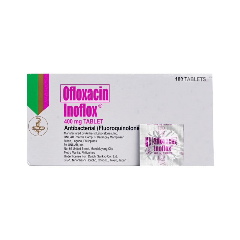 Inoflox Ofloxacin 400mg Tablet By 1's