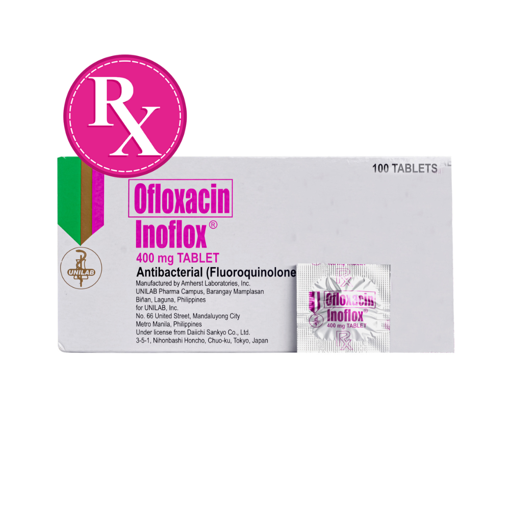 Inofloc Inoflox Ofloxacin 400mg Tablet By 1's