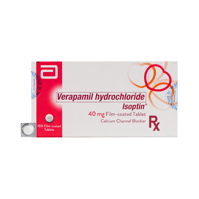 Isoptin Verapamil HCl 40mg Tablet By 1's