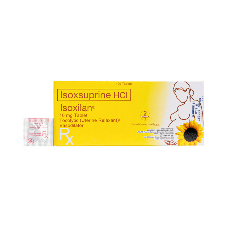 Isoxilan Isoxsuprine HCl 10mg Tablet By 1's